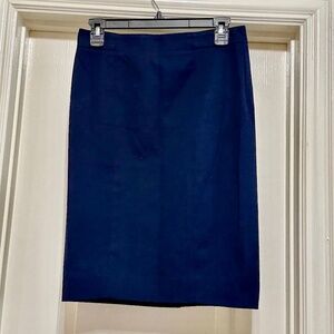 Gap Navy Pencil Stretch Skirt
